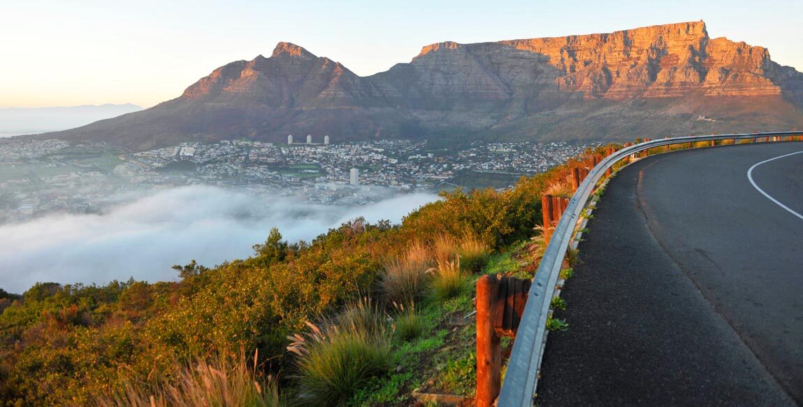 Route pour Cape Town