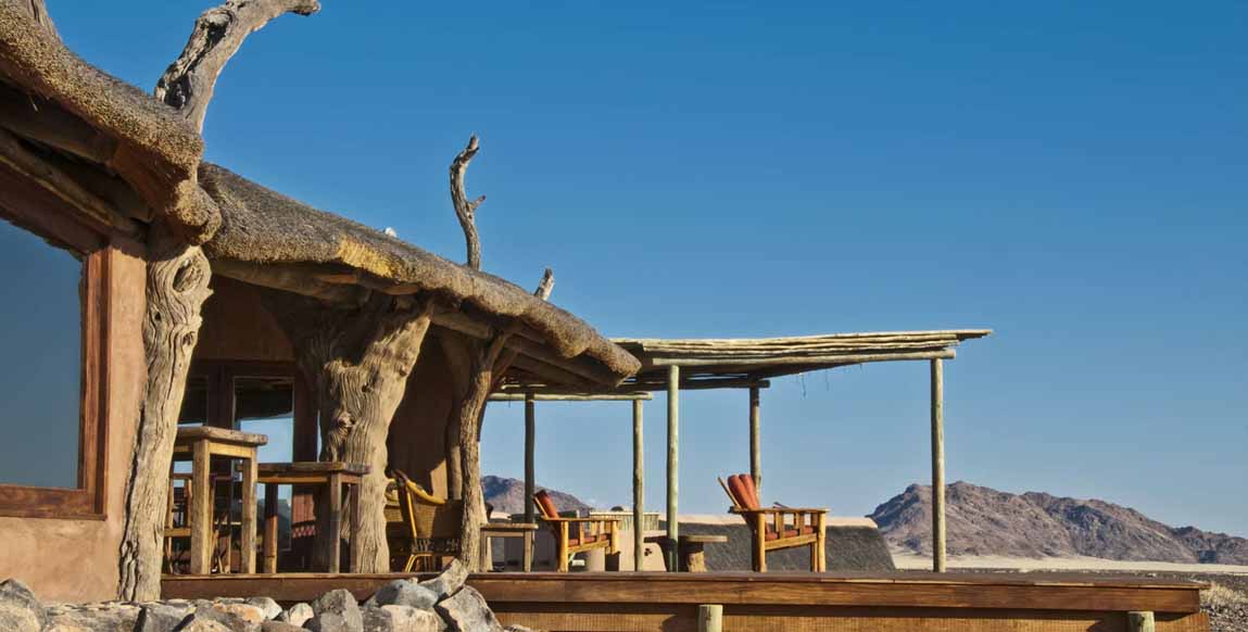 Kulala Desert Lodge - terrasse