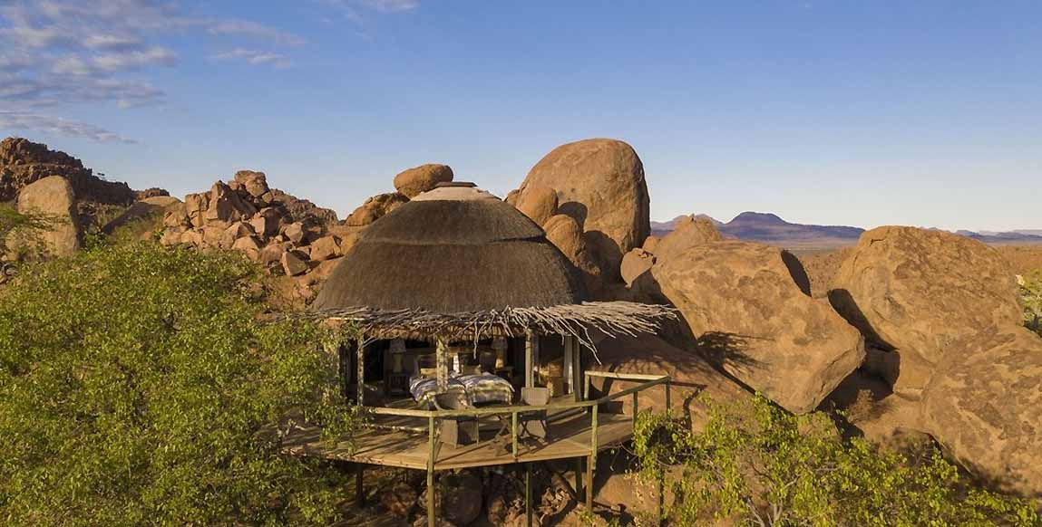 Mowani Moutain Camp - Terrasse