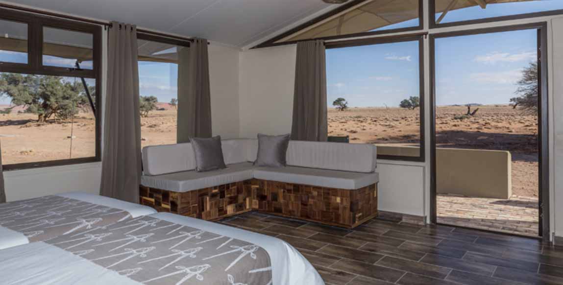 Sossusvlei Lodge (Désert du Namib) - chambre