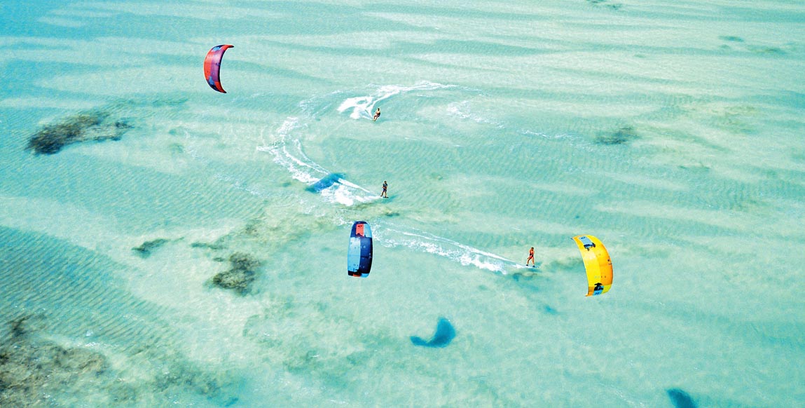 kite surf à Zanzibar